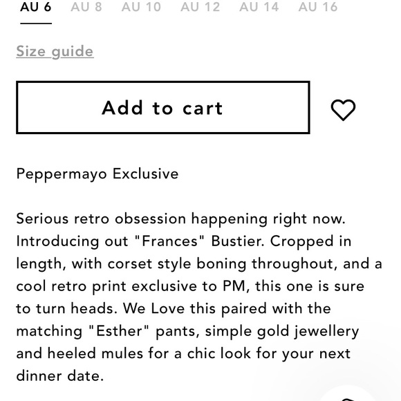 💖 Peppermayo Frances Bustier - Picture 10 of 10